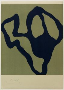 Komposition, 1954, Farb-Lithographie