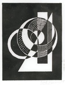 Ohne Titel, 1925, Linolschnitt (Sammlung Etzold)