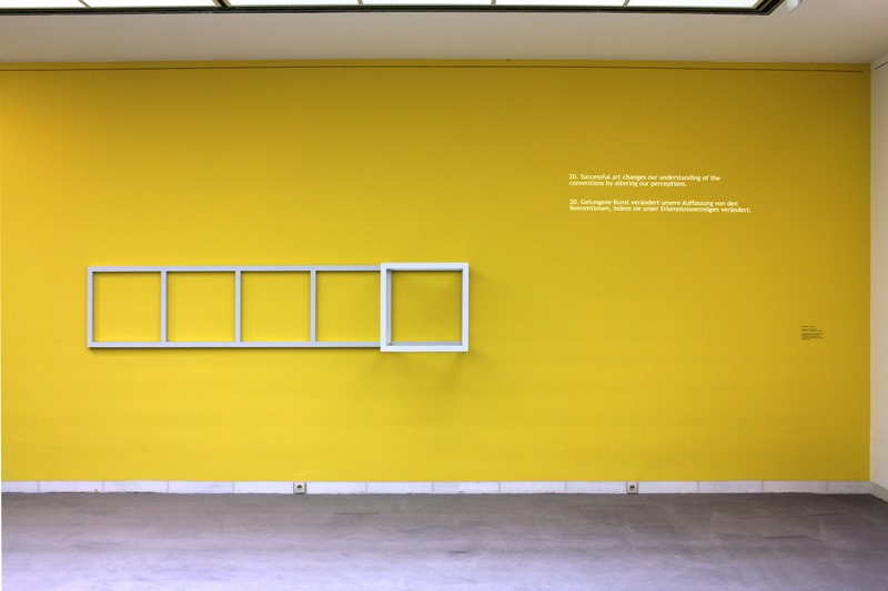 Sol LeWitt, Modular Piece, 1966, Foto: Museum Abteiberg
