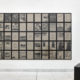 Battlefields, Gardens and Graveyards (Sentimental Scrapbook Displayed) 2002, 50 gerahmte Fotokopien auf Papier: Foto: Achim Kukulies
